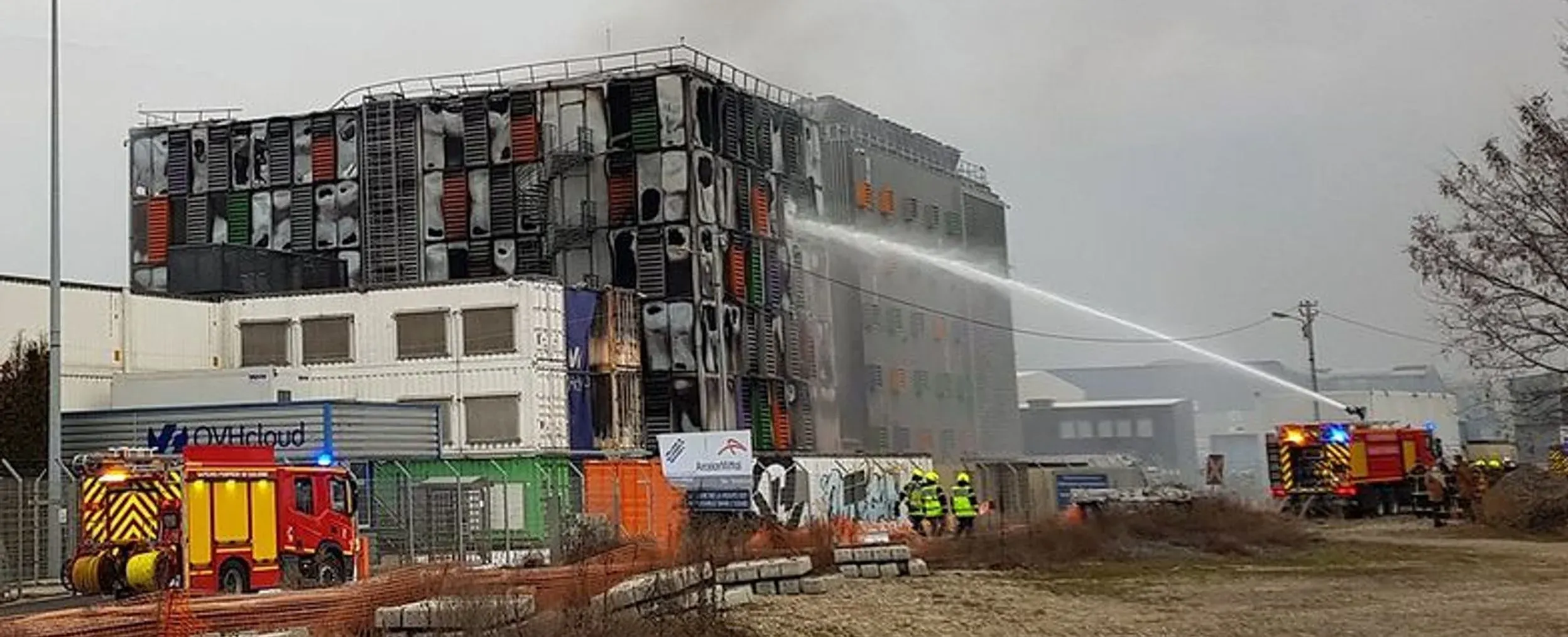 OVH Datacenter Fire - Source: Twitter